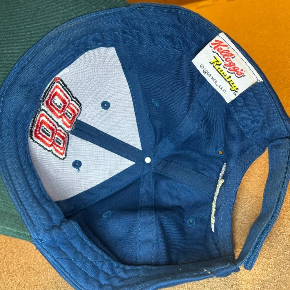 Kellogg's Racing Dale Earnhardt Jr 88 Hat Mens OSFA Blue Green NASCAR Cap 2008